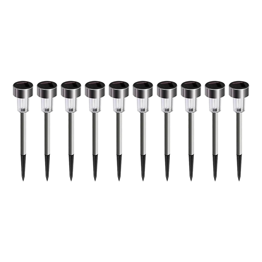 KOMPLEKTS 10x LED Saules enerģijas lampa LED/0,06W/1,2V 6000K IP44