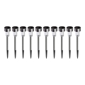 KOMPLEKTS 10x LED Saules lampa LED/0,06W/1,2V 6000K IP44 40 mAh