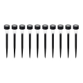 KOMPLEKTS 10x LED Saules lampa LED/0,06W/1,2V 6000K IP44 40 mAh