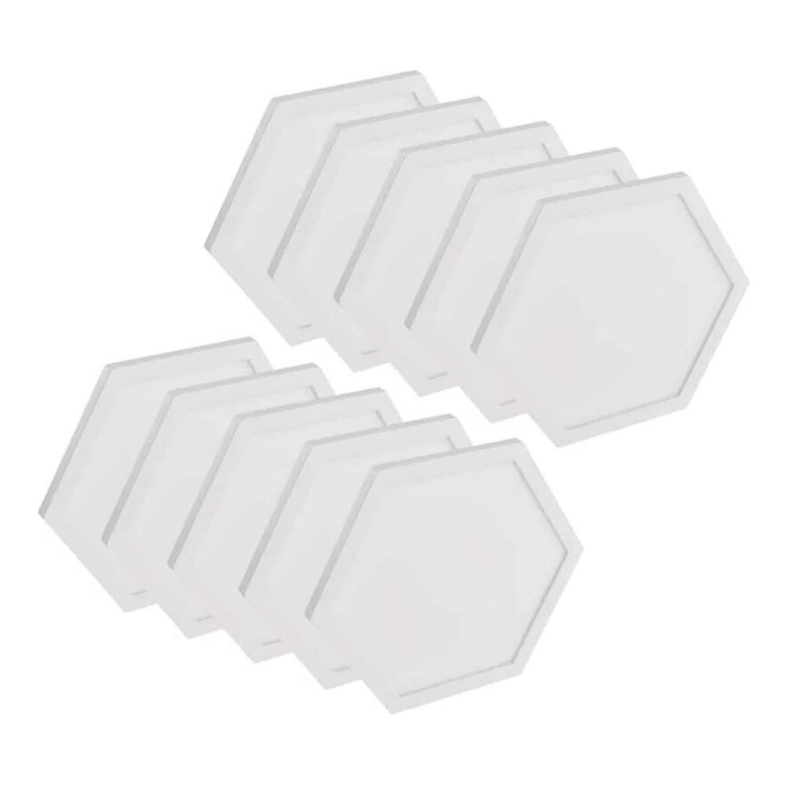 KOMPLEKTS 10x RGBIC Aptumšojams panelis LED/1,9W/230V Wi-Fi Tuya