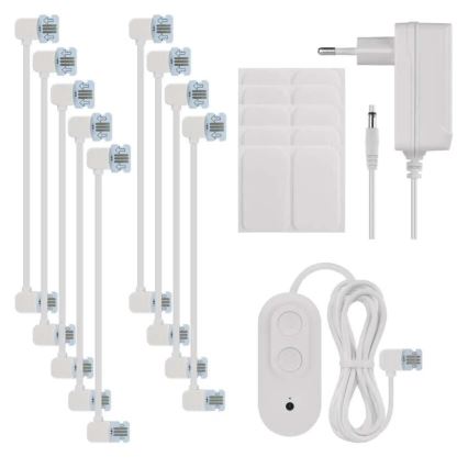 KOMPLEKTS 10x RGBIC Aptumšojams panelis LED/1,9W/230V Wi-Fi Tuya