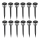 KOMPLEKTS 12x LED Saules enerģijas lampa LED/0,06W/1,2V 1xAA 6500K IP44 100 mAh