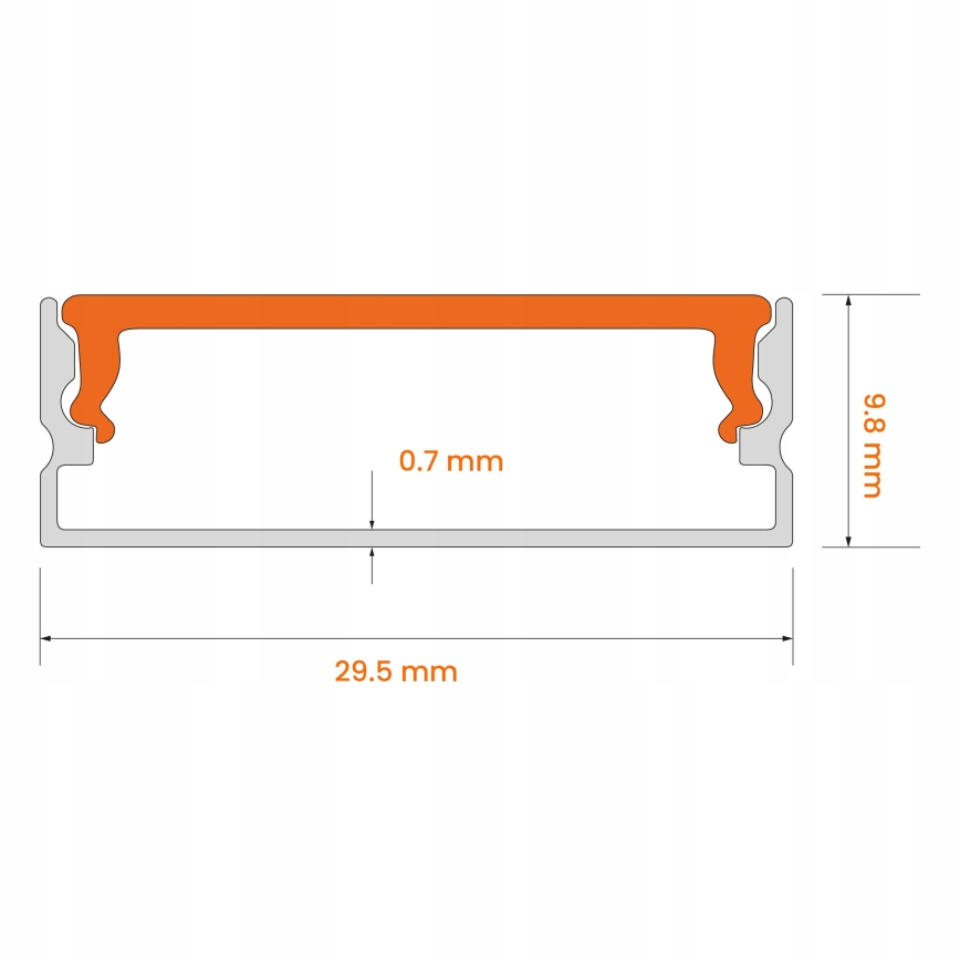 Komplekts 1x LED RGBW regulējama lente Philips Hue WHITE AND COLOR AMBIANCE LED/20W/230V 2 m + 2x iebūvējamie profili 1 m sudraba/balts