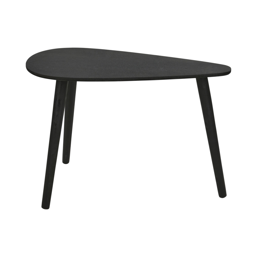 Komplekts 2 gab. konferenču galdiņi SOLE 60/80x30/40 cm, melni