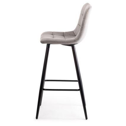 KOMPLEKTS 2x Augstais krēsls HOKER 105x44 cm pelēks