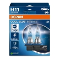 KOMPLEKTS 2x Auto spuldze COOL BLUE H11 PGJ19-2/55W/12V 5000K - Osram