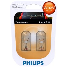 KOMPLEKTS 2x Auto spuldze Philips VISION 12067B2 W16W W2,1x9,5d/16W/12V