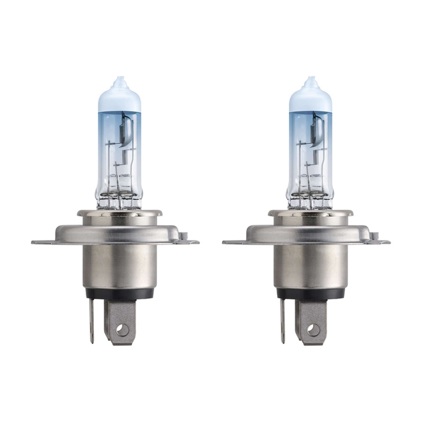 KOMPLEKTS 2x Auto spuldze Philips WHITE VISION 12342WHVSM H4 PX26d/60W/55W/12V