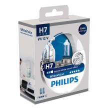 KOMPLEKTS 2x Auto spuldze Philips WHITE VISION 12972WHVSM H7 PX26d/55W/12V
