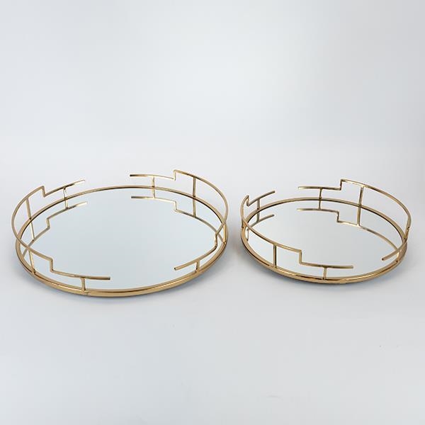 KOMPLEKTS 2x Dekoratīva paplāte d. 39/30,5 cm