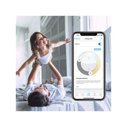 Komplekts 2x regulējama LED RGBW spuldze A60 E27/9W/230V 2200-6500K Wi-Fi + tālvadības pults - WiZ