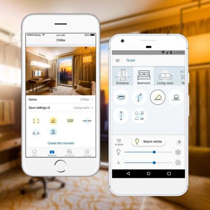 Komplekts 2x aptumšojama LED spuldze A60 E27/9W/230V 2700K Wi-Fi + tālvadība - WiZ