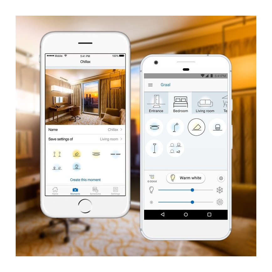Komplekts 2x aptumšojama LED spuldze A60 E27/9W/230V 2700K Wi-Fi + tālvadība - WiZ