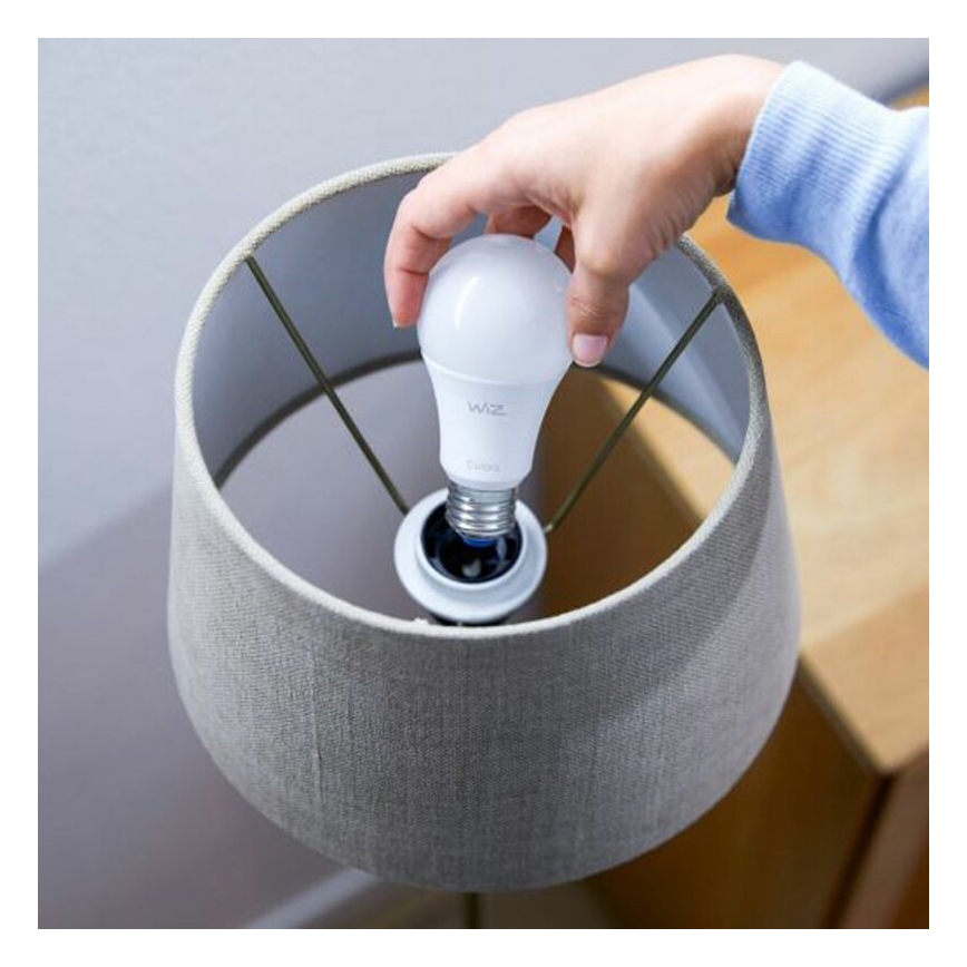 Komplekts 2x aptumšojama LED spuldze A60 E27/9W/230V 2700K Wi-Fi + tālvadība - WiZ
