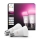 Komplekts 2x dimmējama LED spuldze Philips Hue WHITE AND COLOR AMBIANCE E27/6W/230V 1000-20000K