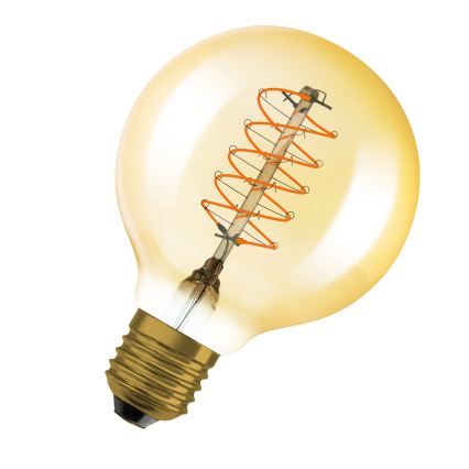 Komplekts 2x dimmējamas LED spuldzes VINTAGE FILAMENT E27/4,8W/230V 2200K - Osram