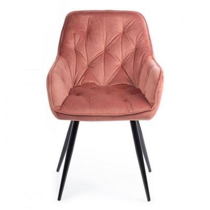 KOMPLEKTS 2x Ēdamistabas krēsls HANA rozā