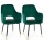 KOMPLEKTS 2x Ēdamistabas krēsls SENKO zaļš