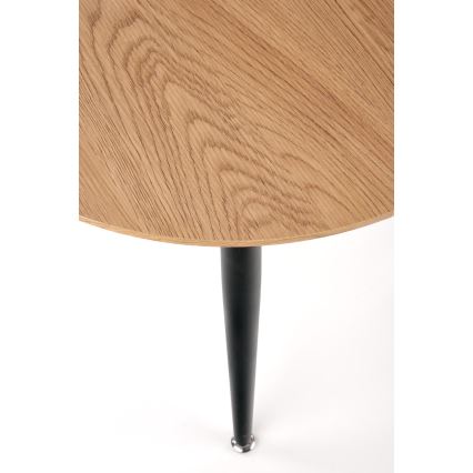 Komplekts 2x konferenču galdiņi ZENYA, ozols/melns