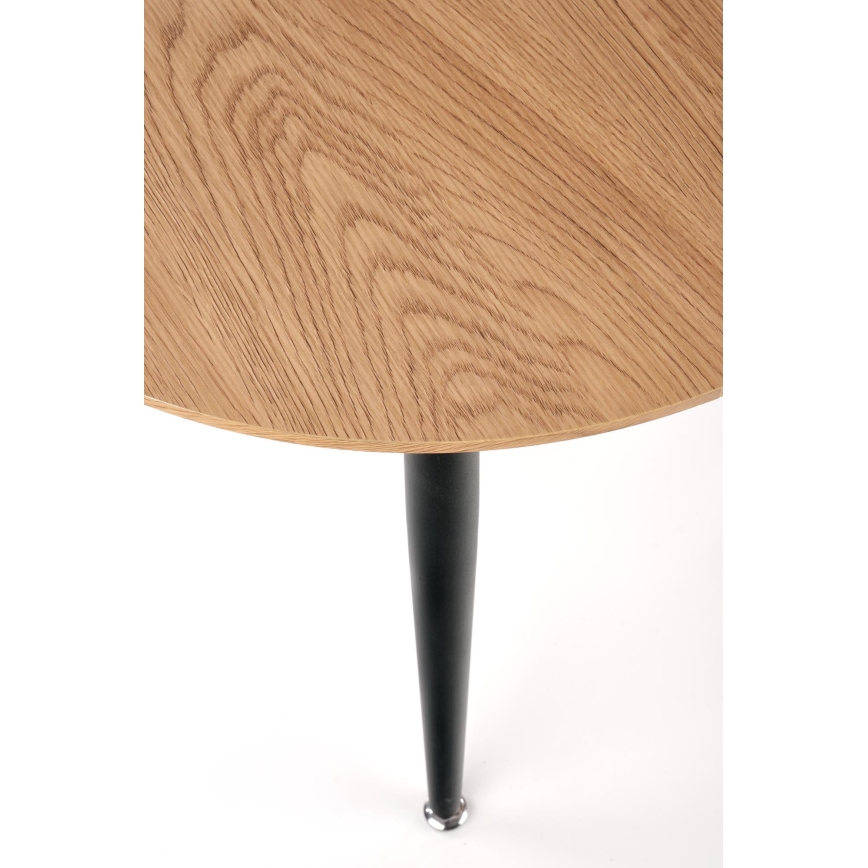 Komplekts 2x konferenču galdiņi ZENYA, ozols/melns