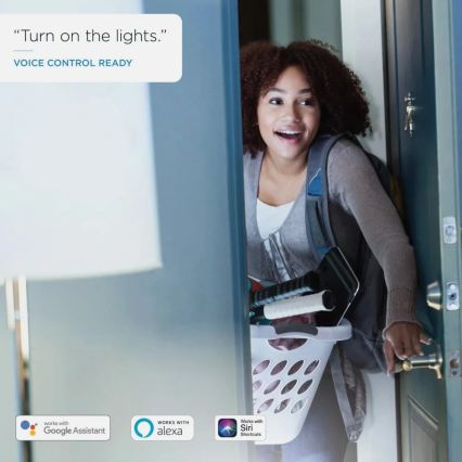 Komplekts 2x LED aptumšojamas spuldzes A60 E27/9W/230V 2700K Wi-Fi + tālvadības pults - WiZ