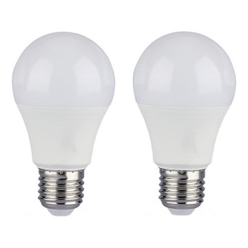 KOMPLEKTS 2x LED Aptumšojama spuldze A60 E27/9W/230V 4000K