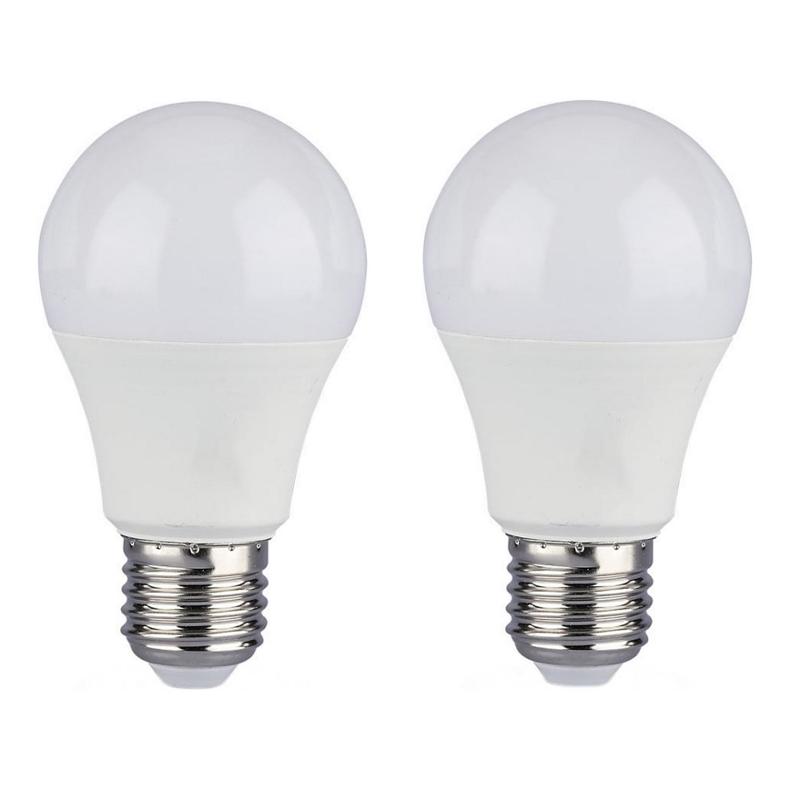 KOMPLEKTS 2x LED Aptumšojama spuldze A60 E27/9W/230V 4000K