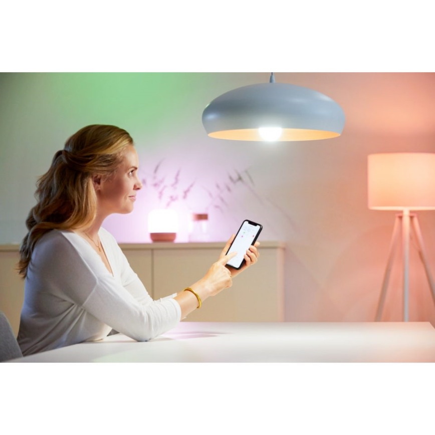 KOMPLEKTS 2x LED Aptumšojama spuldze PAR16 GU10/4,7W/230V 2700-6500K CRI 90 Wi-Fi - WiZ