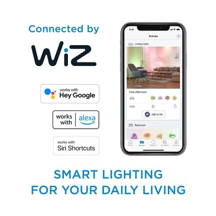 KOMPLEKTS 2x LED Aptumšojama spuldze Philips A60 E27/8W/230V Wi-Fi