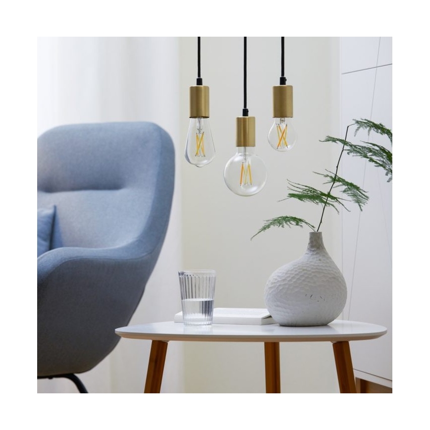 KOMPLEKTS 2x LED Aptumšojama spuldze VINTAGE FILAMENT A60 E27/6,7W/230V 2700-6500K CRI 90 Wi-Fi - WiZ