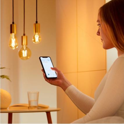 KOMPLEKTS 2x LED Aptumšojama spuldze VINTAGE FILAMENT ST64 E27/6,7W/230V 2000-5000K Wi-Fi - WiZ