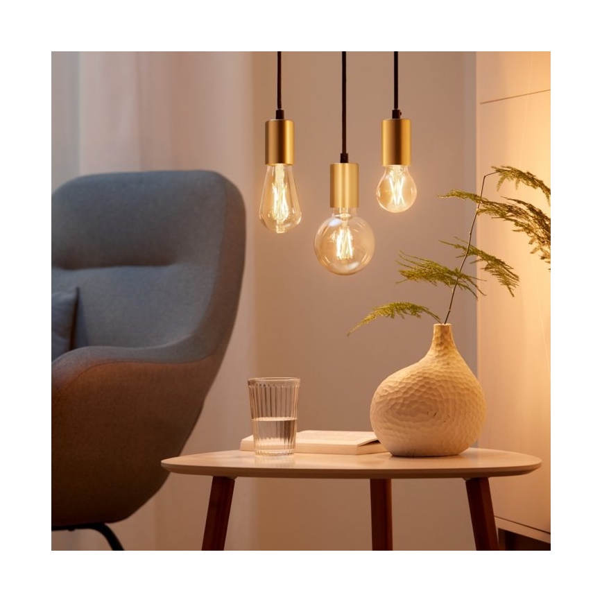 KOMPLEKTS 2x LED Aptumšojama spuldze VINTAGE FILAMENT ST64 E27/6,7W/230V 2000-5000K Wi-Fi - WiZ