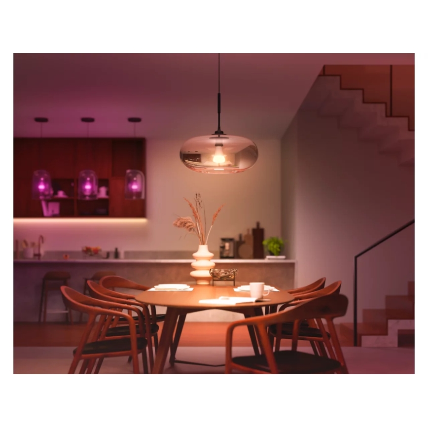 Komplekts 2x LED aptumšojama spuldze Philips Hue WHITE AND COLOR AMBIANCE E27/8,1W/230V 1000-20000K