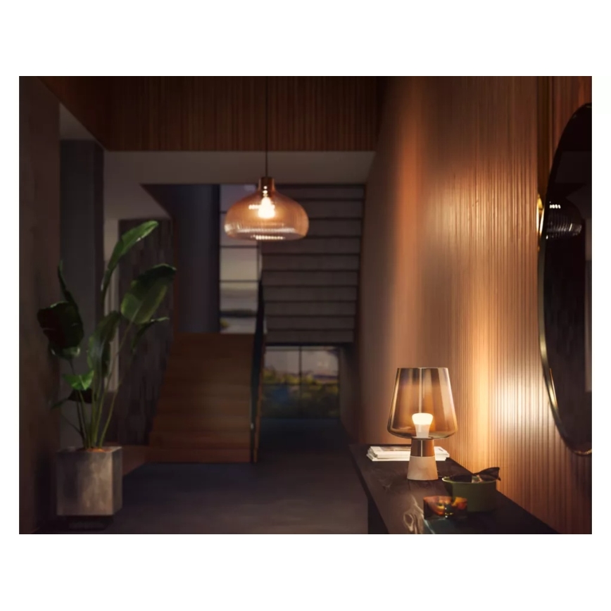 Komplekts 2x LED dimējama spuldze Philips Hue WHITE E27/9,5W/230V 2700K
