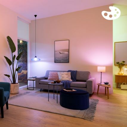 Komplekts 2x LED RGB dimmējama spuldze Philips SMART A60 E27/8,5W/230V 2200-6500K