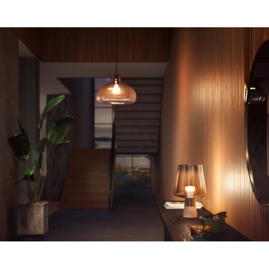 Komplekts: 2x LED dimmējamās spuldzes Philips Hue WHITE E27/7W/230V 2700K