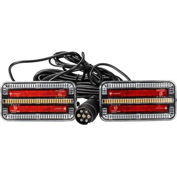 KOMPLEKTS 2x LED Piekabes lampa ar dinamisku pagrieziena rādītāju LED/12-24V IP65