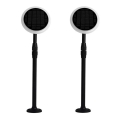 KOMPLEKTS 2x LED Regulējama saules enerģijas lampa GARDEN LED/3W/5V 42-80 cm 3000K IP65 1000 mAh