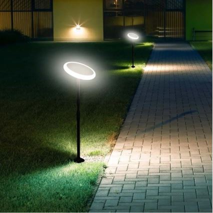 KOMPLEKTS 2x LED Regulējama saules enerģijas lampa GARDEN LED/3W/5V 42-80 cm 4000K IP65