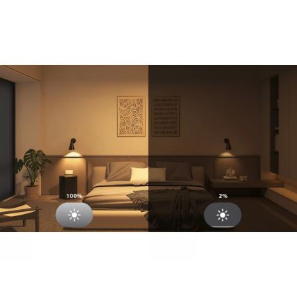 Komplekts 2x LED aptumšojama spuldze Philips Hue WHITE AMBIANCE E27/8,1W/230V 1000-20000K