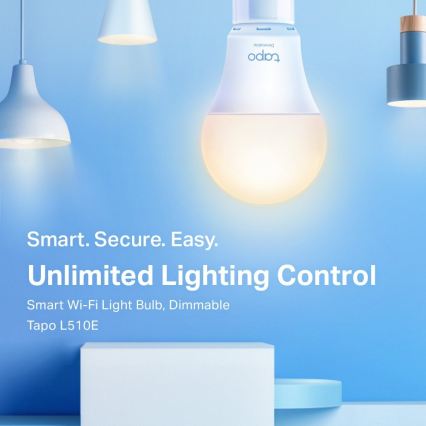 Komplekts 2x LED regulējamas spuldzes A60 E27/8,7W/230V 2700K Wi-Fi - TP-Link