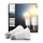 Komplekts 2x LED regulējamas spuldzes Philips Hue WHITE AMBIANCE E27/6W/230V 1000-20000K