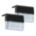 KOMPLEKTS 2x LED RGB Saules enerģijas sienas lampa LED/1W/1,2V 3500K IP65