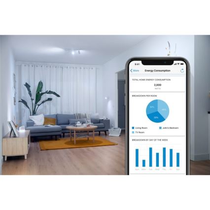 KOMPLEKTS 2x LED RGBW Aptumšojama spuldze C37 E14/4,9W/230V 2200-6500K Wi-Fi - WiZ