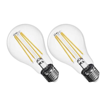 KOMPLEKTS 2x LED Spuldze FILAMENT A60 E27/5,9W/230V 2700K