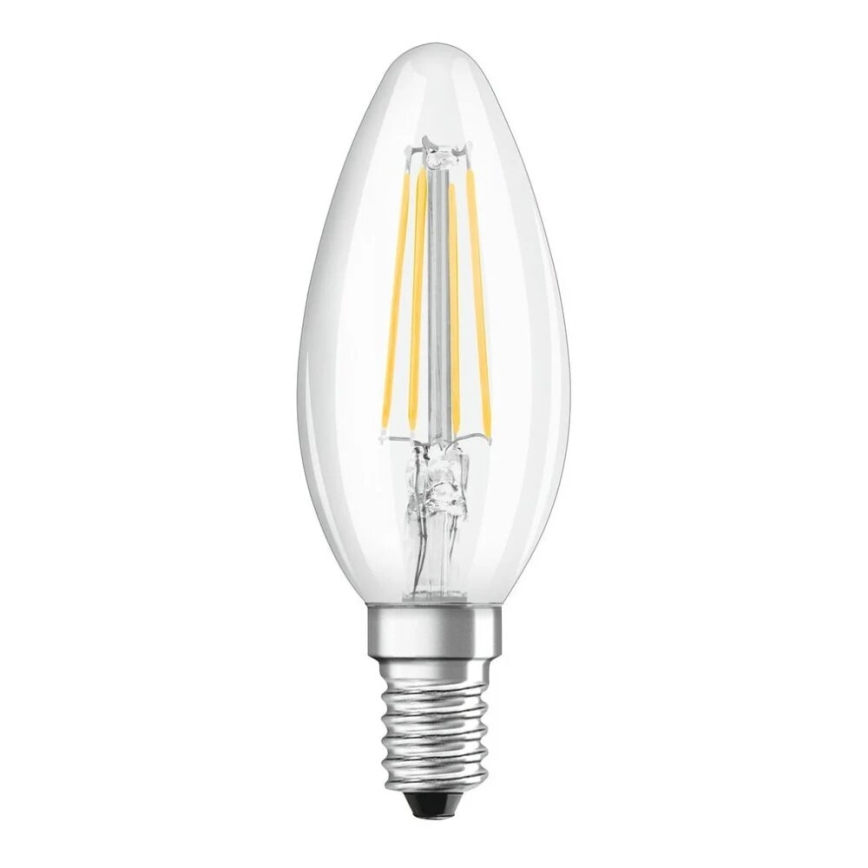 KOMPLEKTS 2x LED Spuldze FILAMENT B35 E14/4W/230V 4000K - Osram