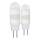 KOMPLEKTS 2x LED spuldze G4/1,3W 3000K - Eglo 11454