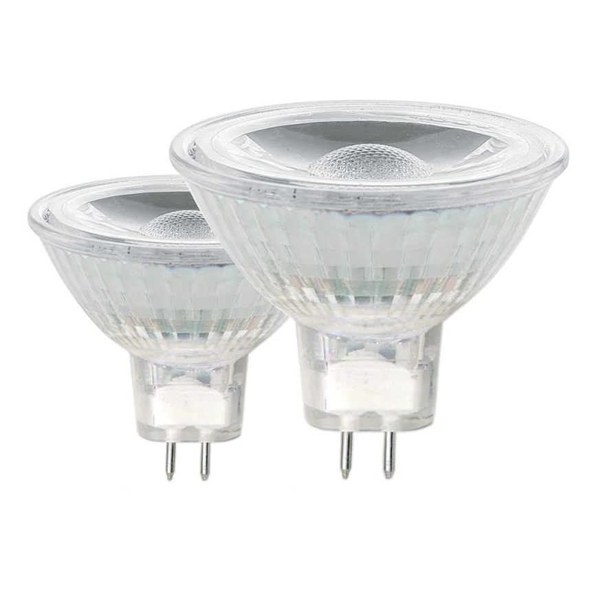 KOMPLEKTS 2x LED spuldze GU5,3/MR16/3W 3000K - Eglo 11512