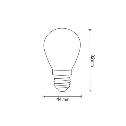 KOMPLEKTS 2x LED Spuldze PARTY E27/0,3W/36V