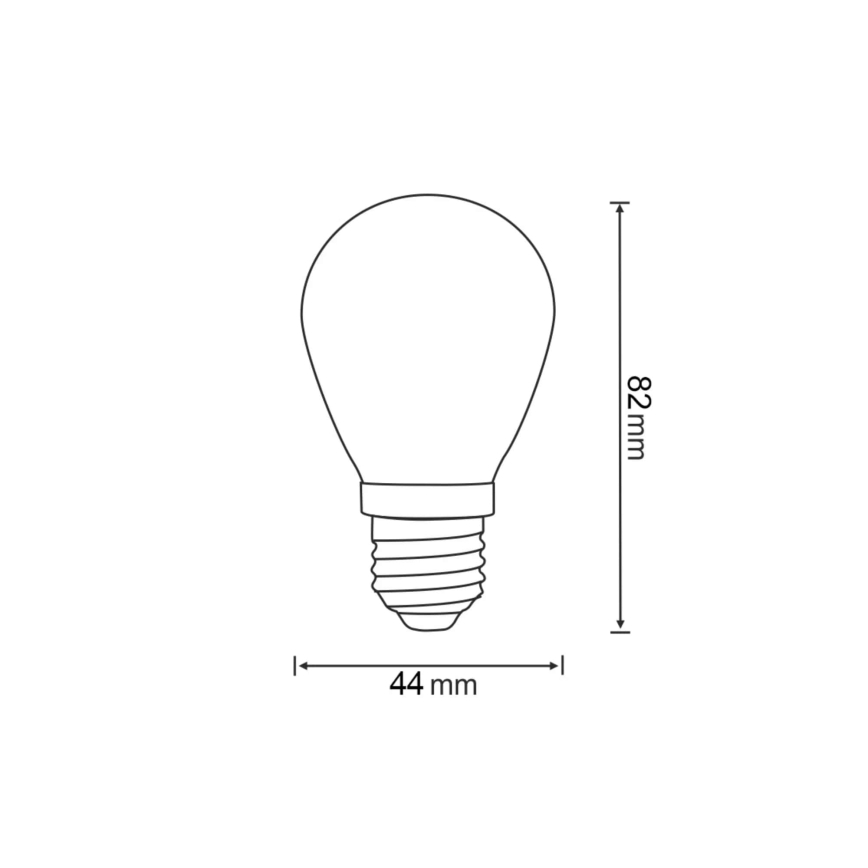 KOMPLEKTS 2x LED Spuldze PARTY E27/0,3W/36V